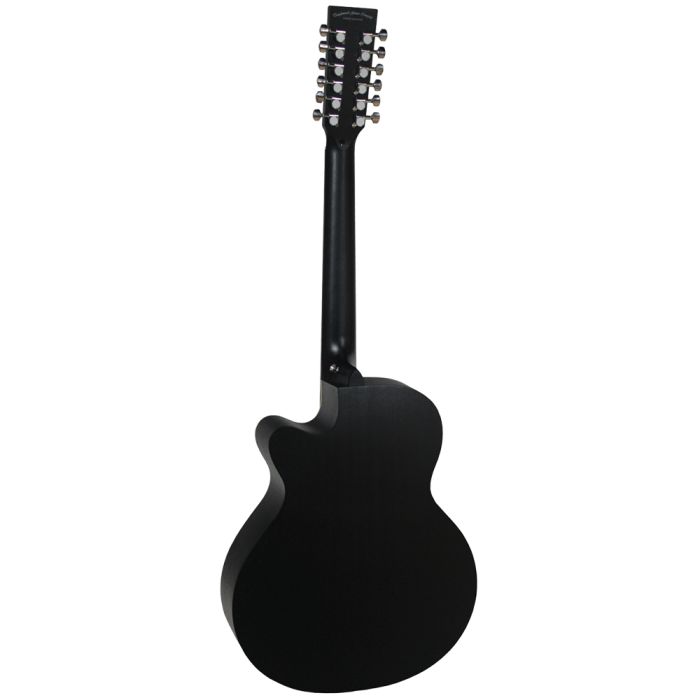 Tanglewood TWBB SFCE 12 String Super Folk Electro Acoustic Smokestack Black