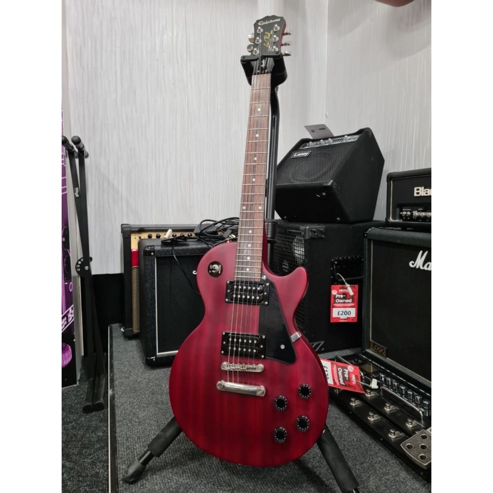 Pre-Owned Epiphone Les Paul Studio, Wine Red | PMT Online