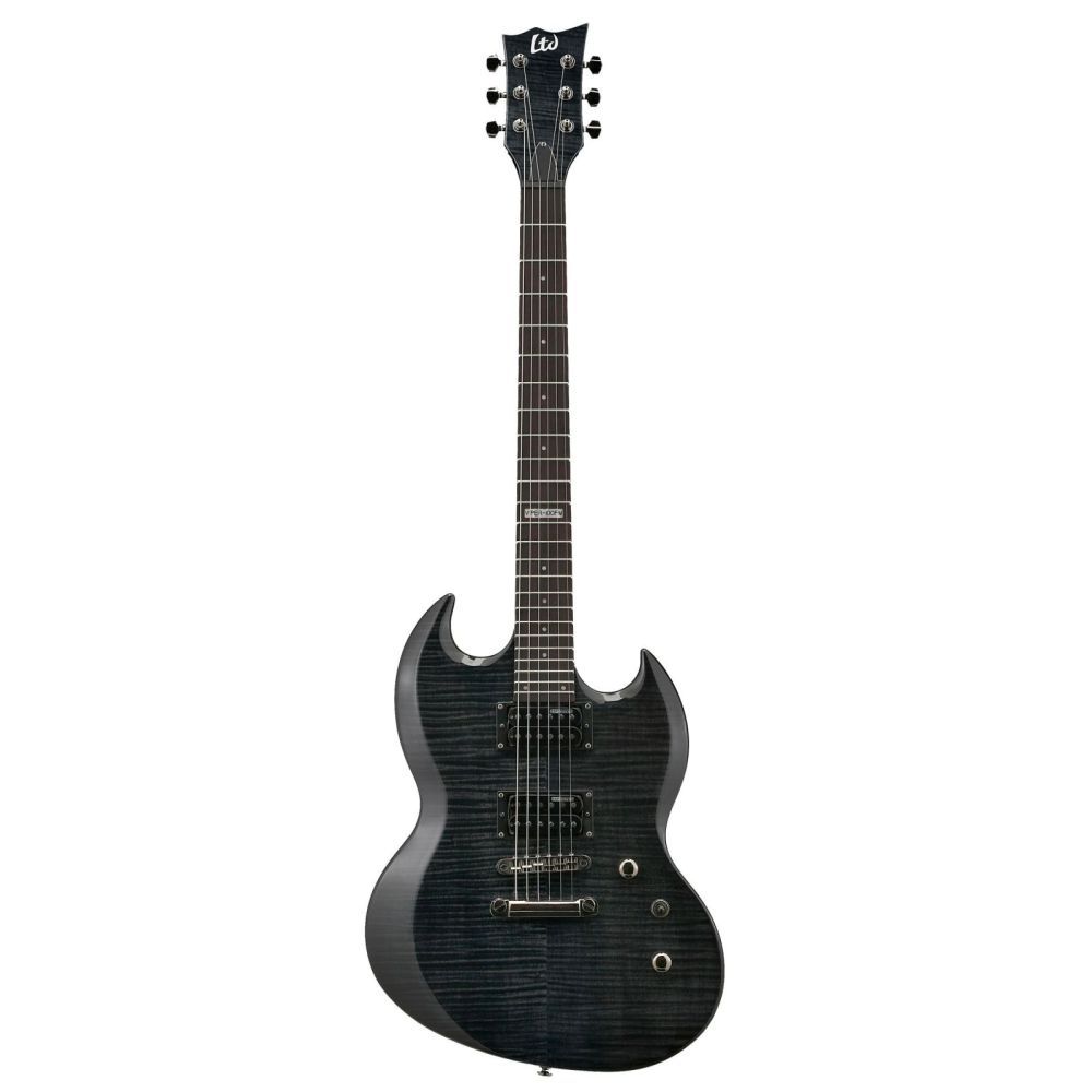 ESP LTD Viper 100FM Electric Guitar See Thru Black PMT Online