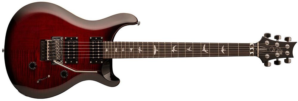 prs se custom 24 floyd fire red burst