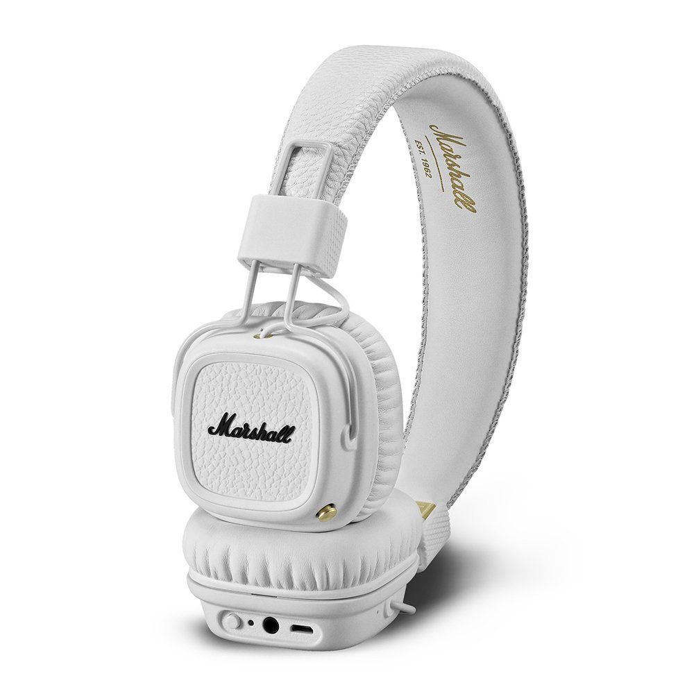 独特な Marshall MAJOR III Bluetooth WHITE ヘッドフォン