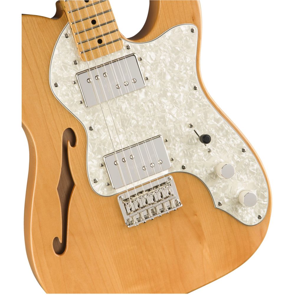 squier classic vibe 70s telecaster thinline maple fingerboard natural